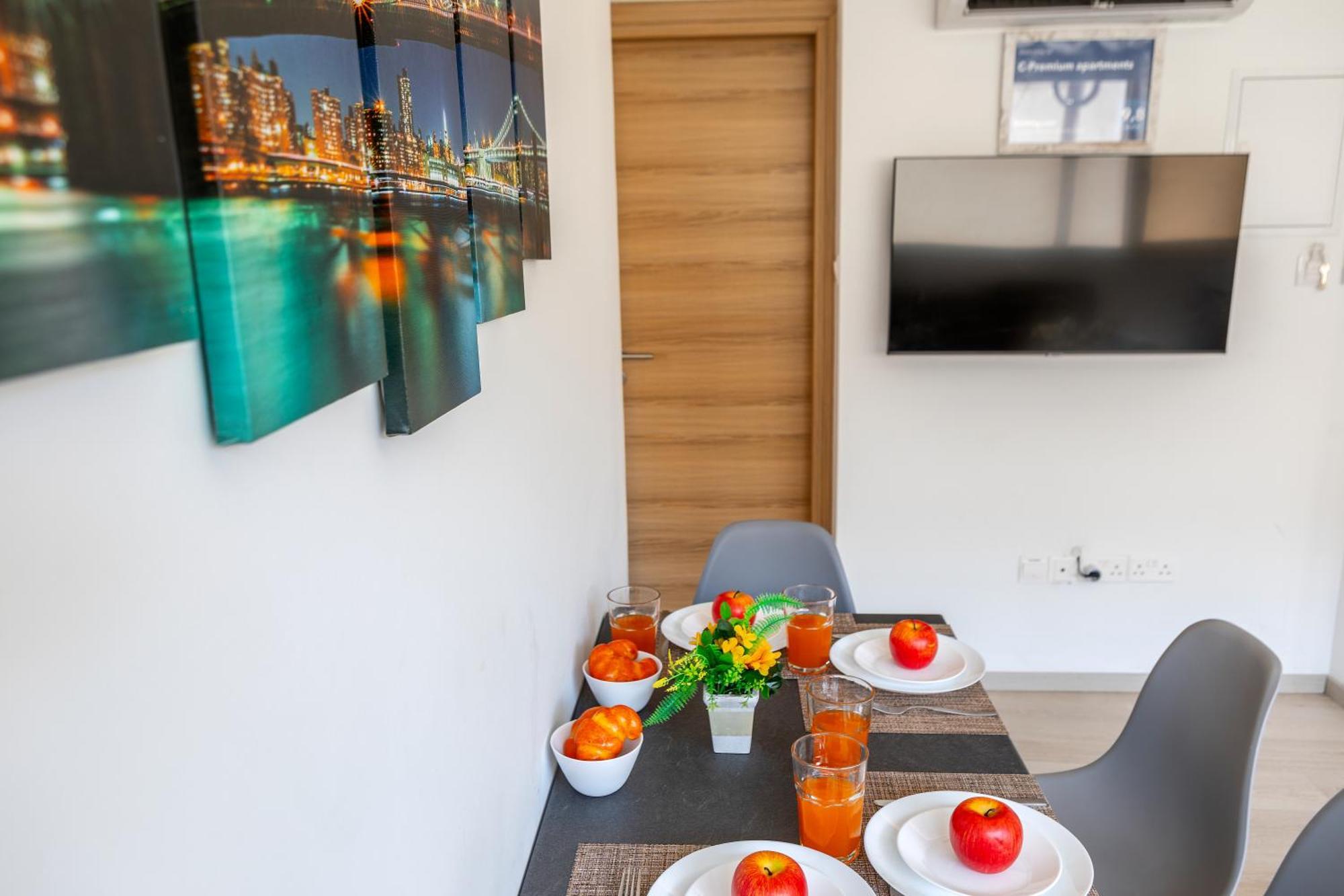 C-Premium Apts 100M From Beach And City Centre ラルナカ エクステリア 写真